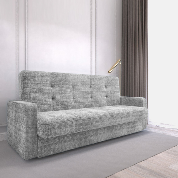 Диван-кровать "Лидер 3" S 2292 - 7 св. серый Диван-кровать "Лидер 3" S 2292 - 7 св. серый