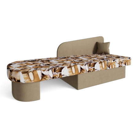 Диван-кровать "Лидер 1"  СITY MY 005 C-2/ MY 1079 C-2 ЛЕВАЯ