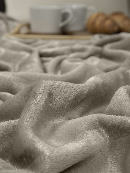 Плед Texrepublic фланель однотон страйп 150*200 94348 Плед Texrepublic фланель однотон страйп 150*200 94348