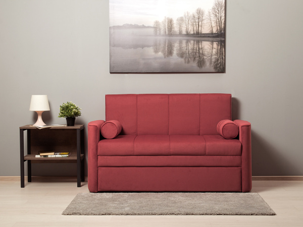 Диван малогабаритный "Мелани" 336 киви 67 ягодный Диван малогабаритный "Мелани" 336 киви 67 ягодный