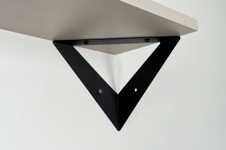 Полка навесная Рич кашемир/черный Полка навесная Рич кашемир/черный