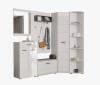 GLOSS Прихожая шкаф угловой Белый/Белый глянец GLOSS Прихожая шкаф угловой Белый/Белый глянец