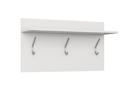 СИТИ Прихожая Вешалка В-3, Белый Снег