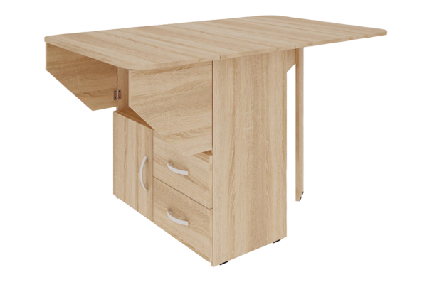 Стол-тумба Раскладной  (дуб сонома) Стол-тумба Раскладной  (дуб сонома)