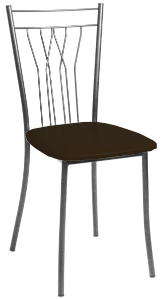 Стул ОНЕГА Лайт, металлик, винил №12 черный Стул ОНЕГА Лайт, металлик, винил №12 черный