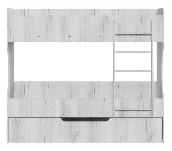 Кровать 2-х ярусная (3-х местная) "Монреаль" б/матр. Кровать 2-х ярусная (3-х местная) "Монреаль" б/матр.