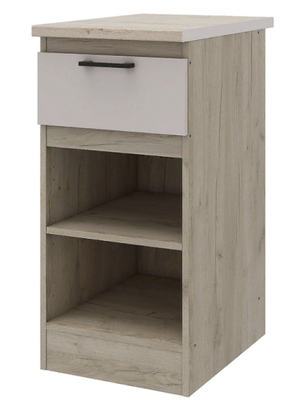 Сан-Ремо 454.34 Шкаф напол. с яш. 40 Дуб крафт /Кашемир Сан-Ремо 454.34 Шкаф напол. с яш. 40 Дуб крафт /Кашемир