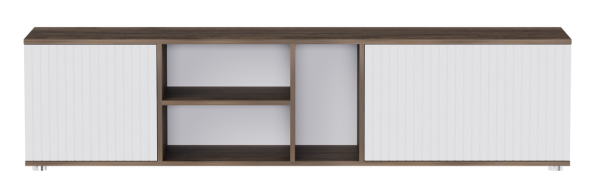 Тумба ТВ Вертикаль МДФ 1 кат. Дуб самдал, МДФ Белоснежный, Правый Тумба ТВ Вертикаль МДФ 1 кат. Дуб самдал, МДФ Белоснежный, Правый