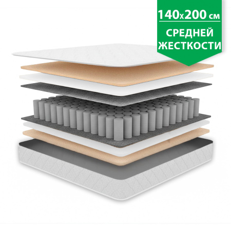 Матрас "КОМФОрт- 1Н"  1400*2000