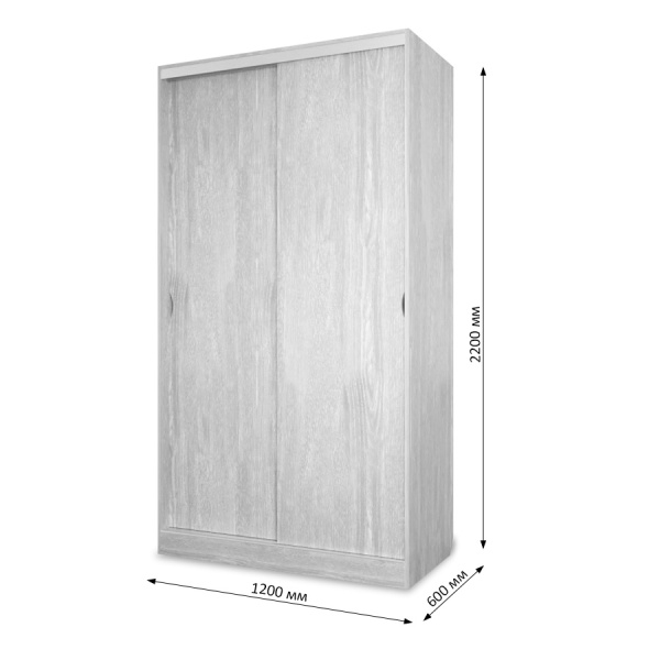 Шкаф-купе Клэр 1200х597х2200 с ящ/дуб сонома-золото Шкаф-купе Клэр 1200х597х2200 с ящ/дуб сонома-золото