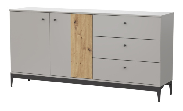 Комод Нордик Холодный серый/Дуб Артизан Комод Нордик Холодный серый/Дуб Артизан
