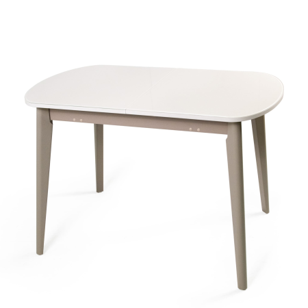 Стол Кристалл -2,1100(390)700, Стекло (латте) Стол Кристалл -2,1100(390)700, Стекло (латте)