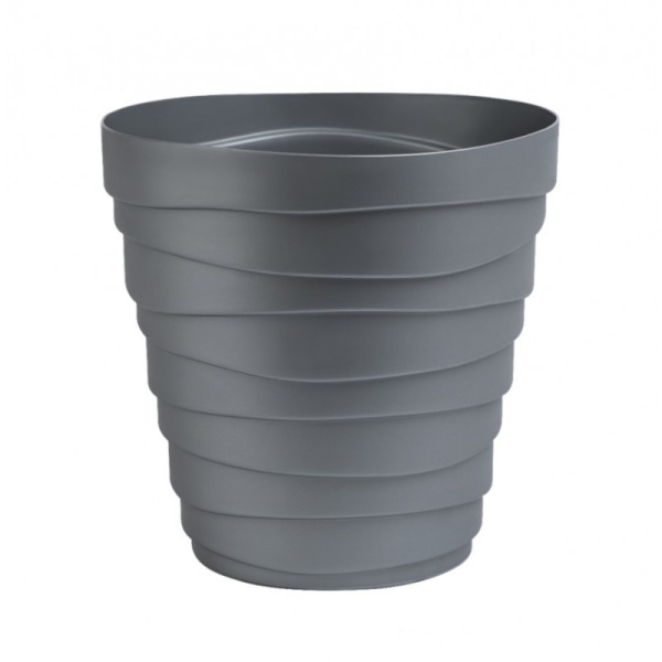 Кашпо "Бархан" (3,5л) Цв. Серебряный (Арт. КШ-4390) Кашпо "Бархан" (3,5л) Цв. Серебряный (Арт. КШ-4390)