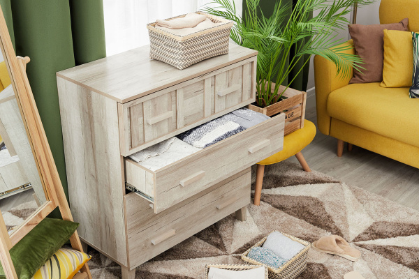 Scandica Oslo 455 Комод Дуб серый Craft Scandica Oslo 455 Комод Дуб серый Craft