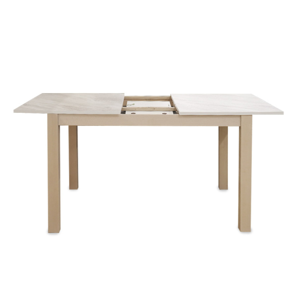 Стол  TME-6931, Меланин, Milky white beech, 1200(+300)*800*740 Стол  TME-6931, Меланин, Milky white beech, 1200(+300)*800*740