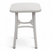 Табурет Классик Кожзам Белый/ Металл Белый Табурет Классик Кожзам Белый/ Металл Белый