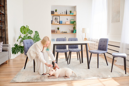 Стол Портофино-мини-L 950*650(+32) черный/ белый Стол Портофино-мини-L 950*650(+32) черный/ белый