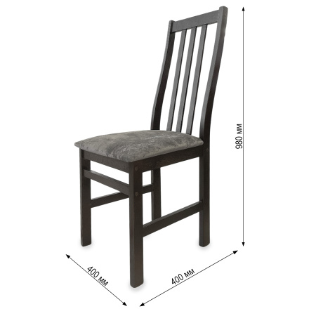 Стул Соло Р темный орех/Kатания 04( Коричневый)   Стул Соло Р темный орех/Kатания 04( Коричневый)