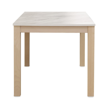 Стол  TME-6931, Меланин, Milky white beech, 1200(+300)*800*740 Стол  TME-6931, Меланин, Milky white beech, 1200(+300)*800*740