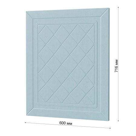 Фасад РОМБ голубой 600 для ПММ