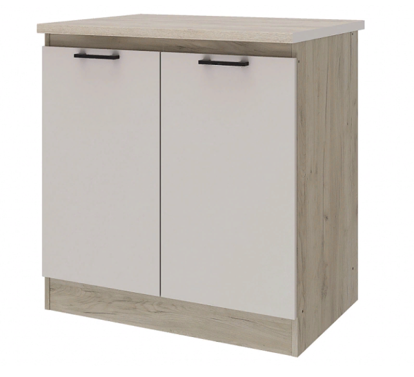 Сан-Ремо 454.33 Шкаф напольный ш80 Дуб крафт /Кашемир Сан-Ремо 454.33 Шкаф напольный ш80 Дуб крафт /Кашемир