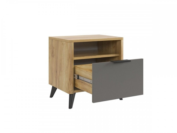 Тумба прикроватная Адам Дуб крафт золотой/графит Тумба прикроватная Адам Дуб крафт золотой/графит