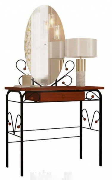 Стол туалетный Версаль ММД 303 Черный/Орех Стол туалетный Версаль ММД 303 Черный/Орех