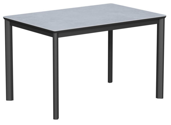 Стол Римини-1С, 110(+40)*700*750 Armani Grey/ черный Стол Римини-1С, 110(+40)*700*750 Armani Grey/ черный