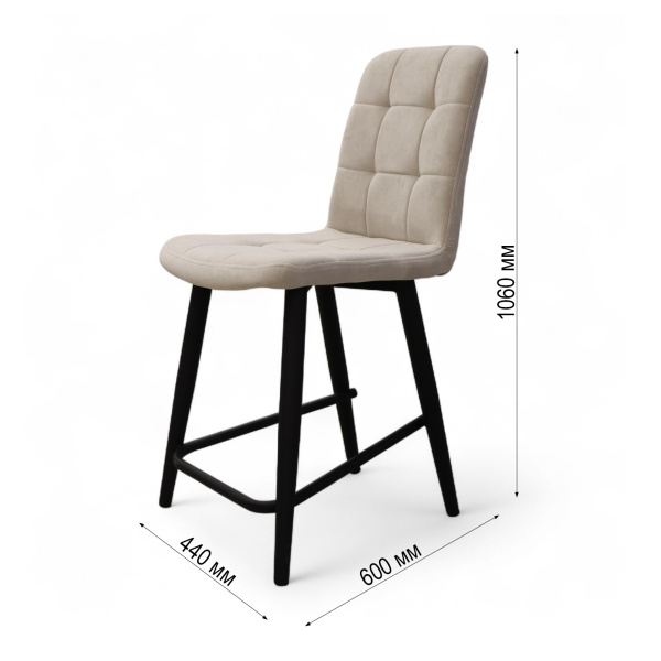 Стул Абсент NEW ПОЛУБАРНЫЙ , Т170 Бежевый +нога 1R38 Bh500 полубарный мини черный Стул Абсент NEW ПОЛУБАРНЫЙ , Т170 Бежевый +нога 1R38 Bh500 полубарный мини черный