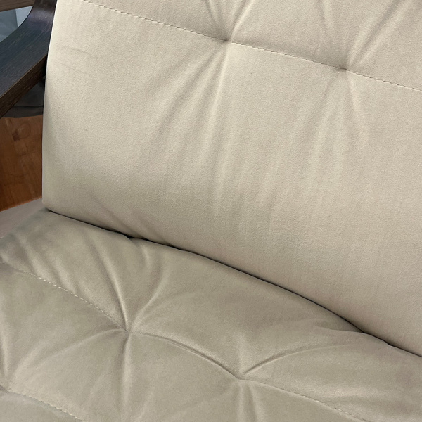 Кресло Сайма ткань Фреш 04 бежевый/Орех Кресло Сайма ткань Фреш 04 бежевый/Орех