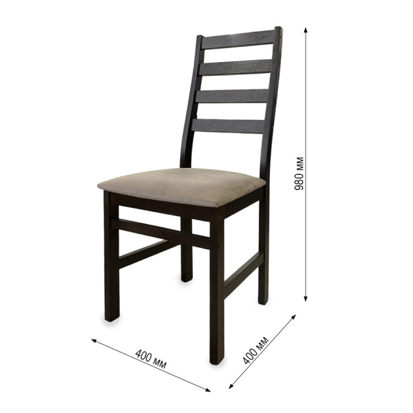 Стул Сотти Р темный орех, ткань Вэлла 06 (Мокачино)) Стул Сотти Р темный орех, ткань Вэлла 06 (Мокачино))