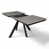 Обеденный стол Киото-1С 140х85 Чёрный/черный