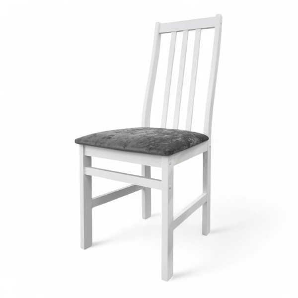 Стул Соло Р белая эмаль/ Kатания 19 Стул Соло Р белая эмаль/ Kатания 19