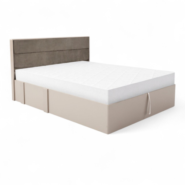 Сен-Дени Кровать 1600*2000 + основание с ПМ Кашемир/МДФ Дуб Латте Сен-Дени Кровать 1600*2000 + основание с ПМ Кашемир/МДФ Дуб Латте