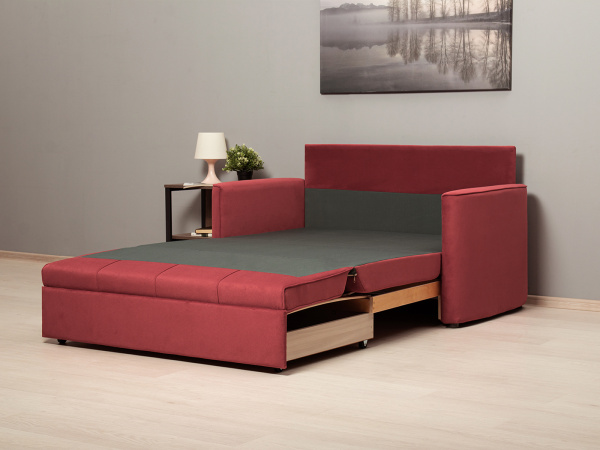 Диван малогабаритный "Мелани" 336 киви 67 ягодный Диван малогабаритный "Мелани" 336 киви 67 ягодный