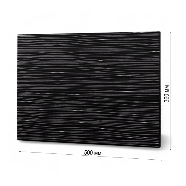 Фасад  ЧЕРНЫЙ СТРАЙП h = 360 * 500 Фасад  ЧЕРНЫЙ СТРАЙП h = 360 * 500