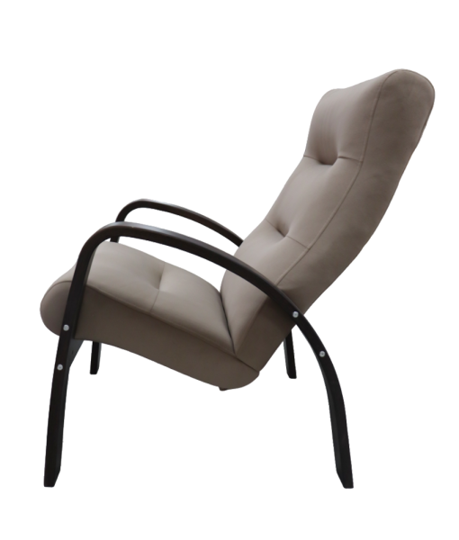 Кресло "ЛАДОГА-2" ткань Фреш 04,бежевый / Орех  Кресло "ЛАДОГА-2" ткань Фреш 04,бежевый / Орех