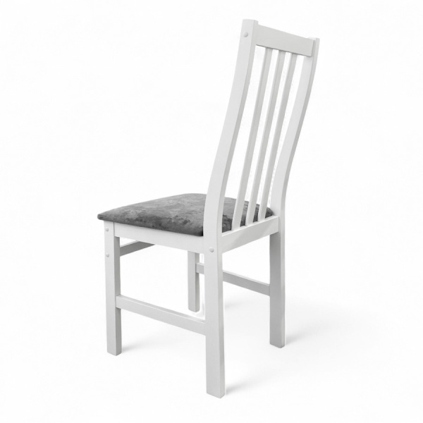 Стул Соло Р белая эмаль/ Kатания 19 Стул Соло Р белая эмаль/ Kатания 19