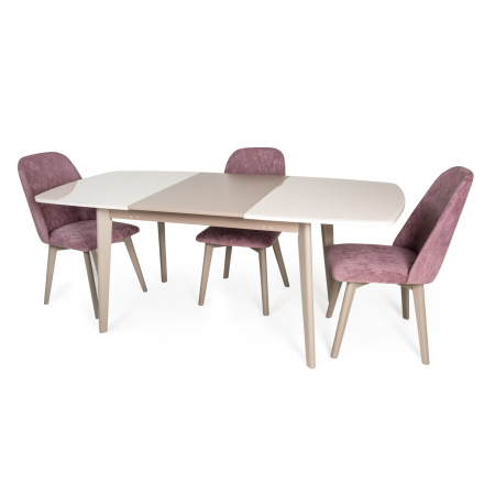 Стол Солярис-2 1250(550)840 латте Стол Солярис-2 1250(550)840 латте