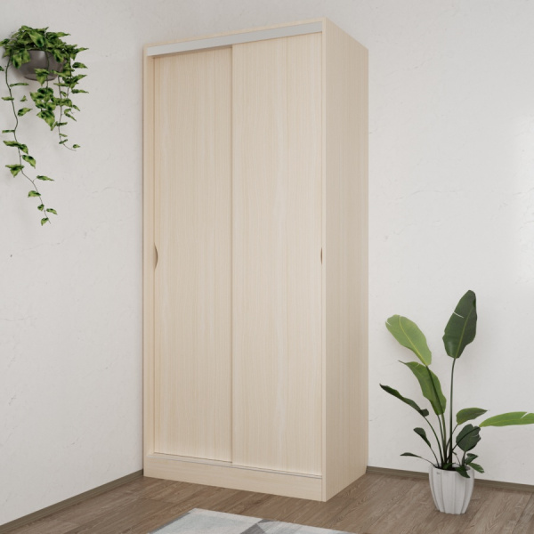 Шкаф-купе Клэр 1000х600х2200 Дуб млечный Шкаф-купе Клэр 1000х600х2200 Дуб млечный