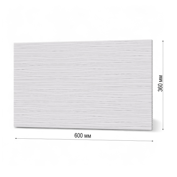 Фасад БЕЛЫЙ СТРАЙП h = 360 * 600 Фасад БЕЛЫЙ СТРАЙП h = 360 * 600