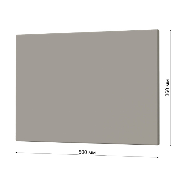 Фасад СЕРЫЙ МАТОВЫЙ h = 360 * 500 Фасад СЕРЫЙ МАТОВЫЙ h = 360 * 500