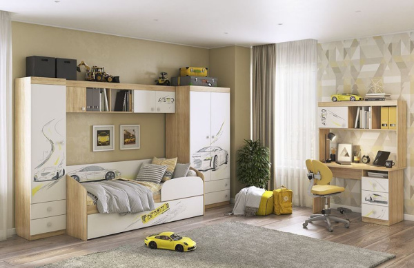 Шкаф комбинированный 1-створчатый Форсаж