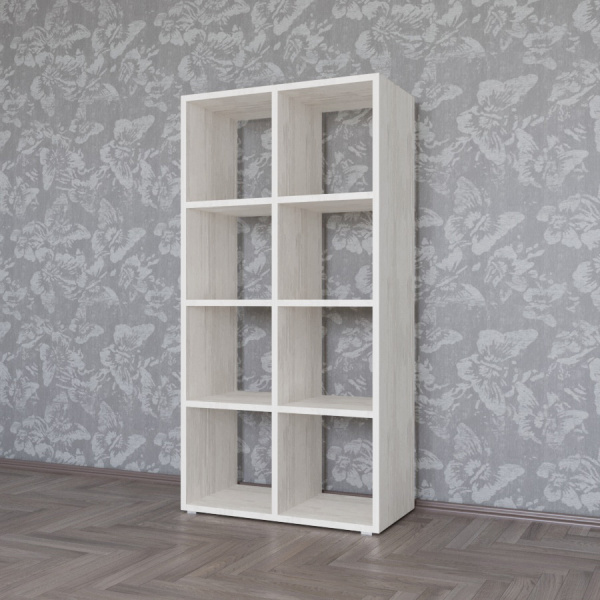 КОРИНН  Стеллаж 2 х 4 ячейки / Сосна лофт КОРИНН  Стеллаж 2 х 4 ячейки / Сосна лофт