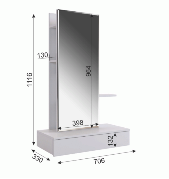 Трюмо "Мария" STA-01.1544 Трюмо "Мария" STA-01.1544