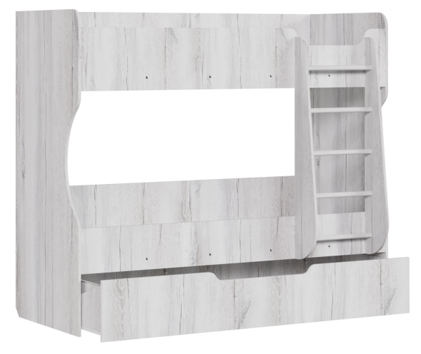 Кровать 2-х ярусная (3-х местная) "Монреаль" б/матр. Кровать 2-х ярусная (3-х местная) "Монреаль" б/матр.