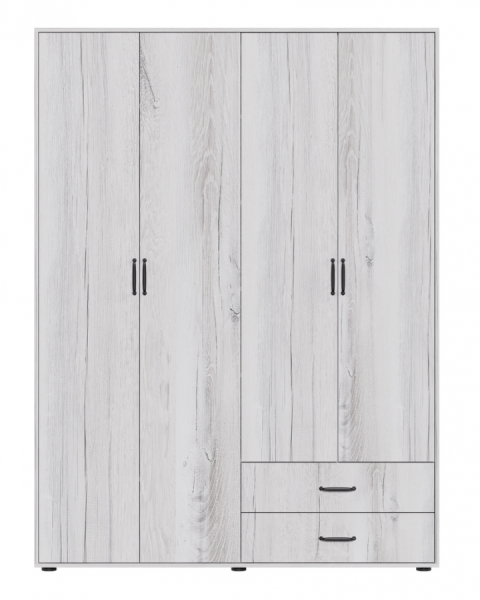 Монреаль Шкаф 4дв Дуб канадский Монреаль Шкаф 4дв Дуб канадский