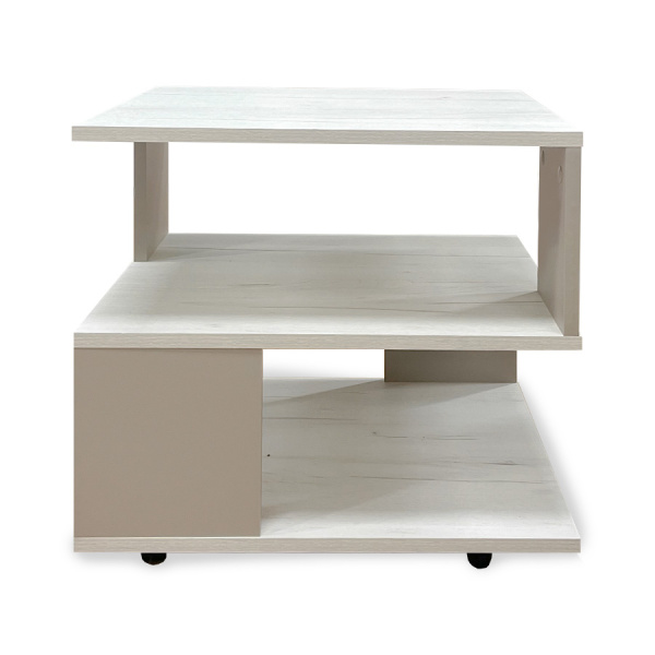 Стол журнальный СЖ-18 Ультра Глиняный серый/Дуб крафт белый Стол журнальный СЖ-18 Ультра Глиняный серый/Дуб крафт белый