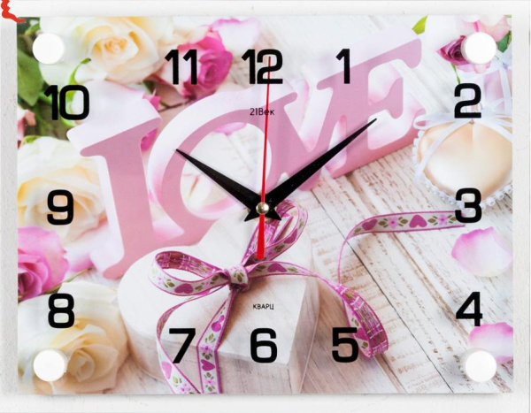 Часы настенные "Love" 2026-1014 Часы настенные "Love" 2026-1014