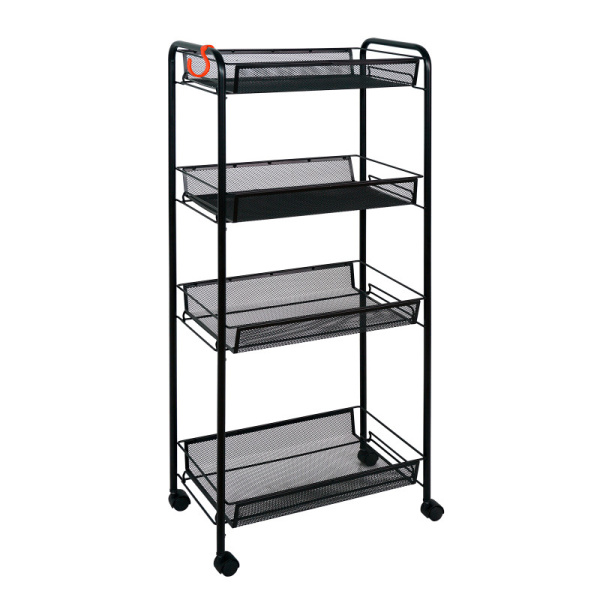 Этажерка Ладья 24К 4-х секцион. чёрный Э342Ч Этажерка Ладья 24К 4-х секцион. чёрный Э342Ч